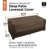 Classic Accessories Madrona Waterproof Deep Seated Patio Loveseat Cover, 60"x40"x32" 56-317-026601-RT